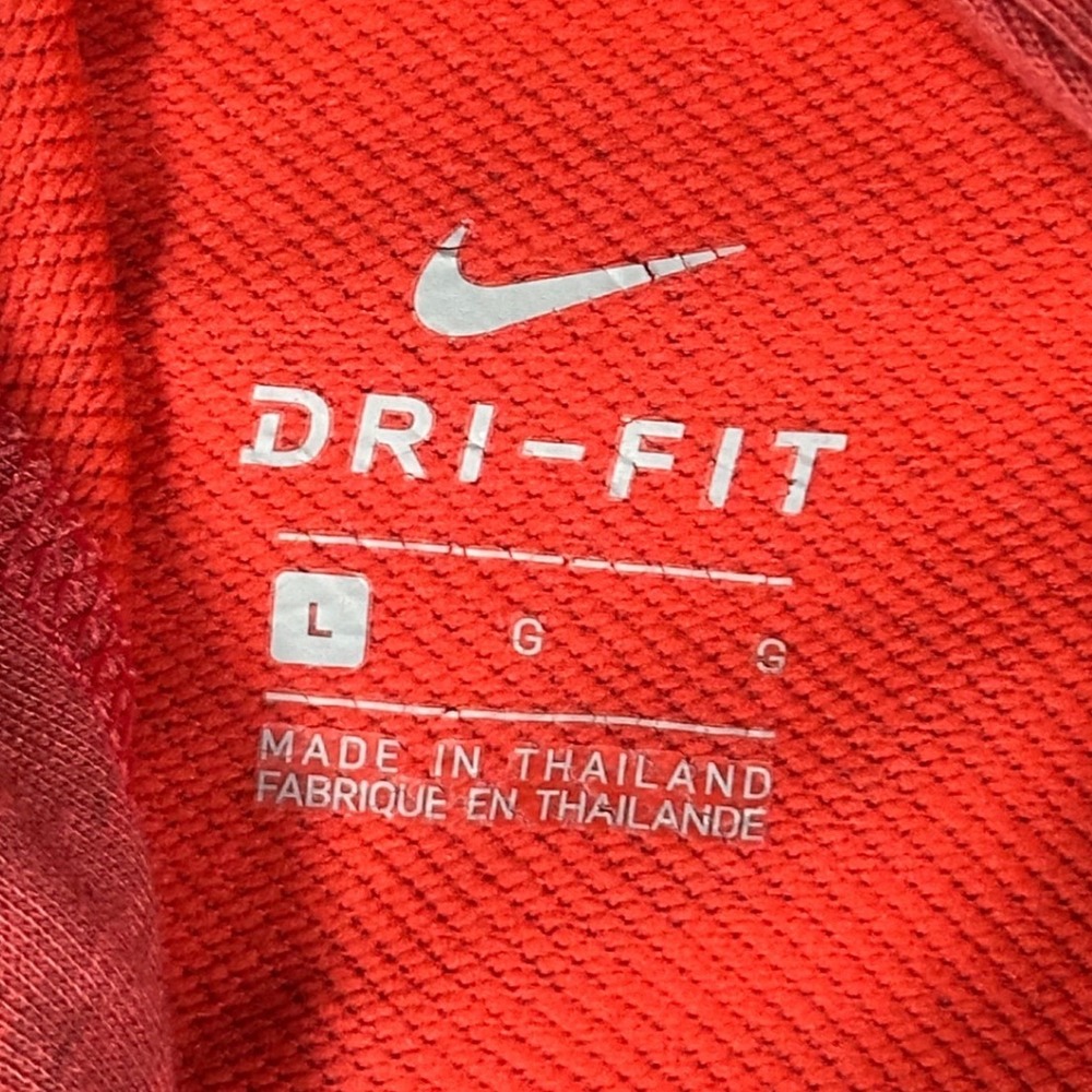 Nike Dri-FIT Hoodie Kids Large Coral/Orange Heathered Gold Swoosh  Sweatshirt - Picture 5 of 5